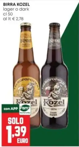 Panorama Birra Kozel offerta