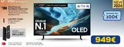 Euronics Samsung 42" S90H 4K Smart TV offerta