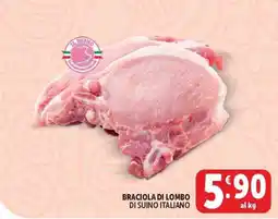 Deco Superstore Braciola di lombo di suino italiano offerta