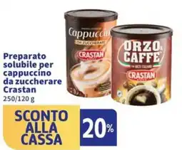 Sigma Superstore Preparato solubile per cappuccino da zuccherare Crastan offerta