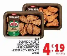 Deco Superstore Aia durango alette di pollo arrosto offerta