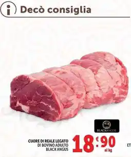 Deco Superstore Cuore di reale legato di bovino adulto Black Angus offerta