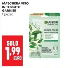 Panorama Maschera viso in tessuto Garnier offerta