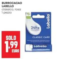 Panorama Burro cacao Labello classico, rosa offerta