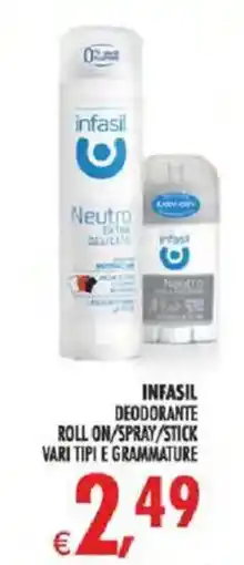 Deco Iperstore Infasil deodorante offerta