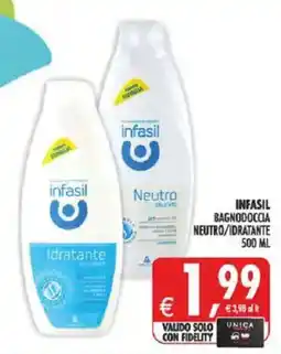 Deco Iperstore Infasil bagnodoccia neutro/idratante offerta