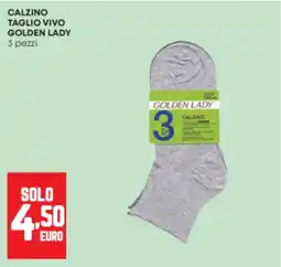 Panorama Calzino taglio vivo golden lady offerta