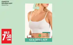 Panorama Canotte Golden Lady assortite offerta
