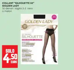 Panorama Collant Silhouette 30 Golden Lady offerta