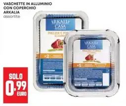 Panorama Vaschette in alluminio con coperchio Arkalia offerta