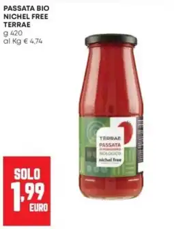 Panorama Passata bio Terrae offerta