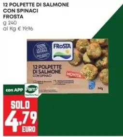 Panorama Polpette di salmone con spinaci Frosta offerta