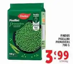 Deco Supermercati Findus Pisellini Primavera offerta