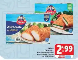 Deco Supermercati Findus 2 Crocchette Le Originali offerta