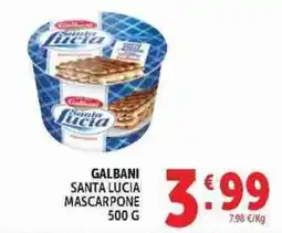 Deco Superstore Galbani Santa Lucia Mascarpone offerta