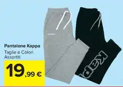 Carrefour Market Pantalone Kappa offerta