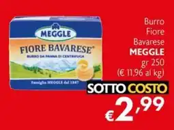 Maxi Supermercati Burro Fiore Bavarese Meggle offerta