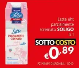 Maxi Supermercati Latte parzialmente scremato Soligo offerta