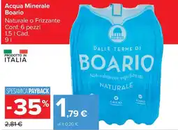 Carrefour Market Acqua Minerale Boario offerta
