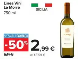 Carrefour Market Linea Vini Le Morre offerta