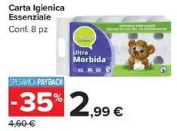 Carrefour Market Carta Igienica Essenziale offerta