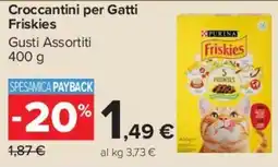 Carrefour Market Croccantini per Gatti Friskies offerta