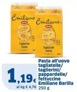 Sigma Pasta all'uovo Emilianе Barilla offerta