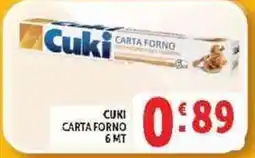 Deco Supermercati Cuki carta forno offerta