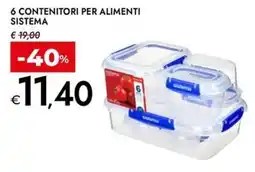 Bennet Contenitori per alimenti Sistema offerta