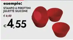 Bennet Stampo 6 pirottini juliette silicone offerta