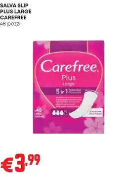Pam Carefree Plus Large offerta