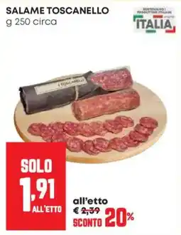 Pam Salame Toscanello offerta