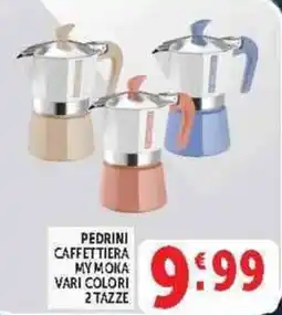 Deco Supermercati Pedrini caffettiera my moka offerta