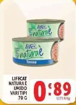 Deco Supermercati Lifecat natura è umido offerta