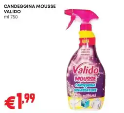 Pam Valido candeggina mousse offerta