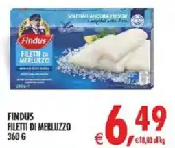 Deco Iperstore Findus filetti di merluzzo offerta