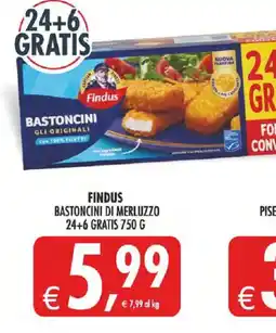 Deco Iperstore Findus Bastoncini di merluzzo offerta