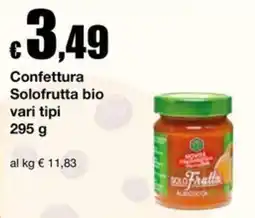 Sì con te Supermercati Confettura SoloFrutta bio offerta