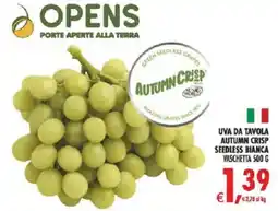 Deco Iperstore Uva da tavola Autumn Crisp seedless bianca offerta