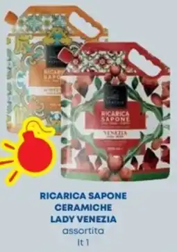 Panorama TiBi Ricarica sapone ceramiche lady venezia offerta