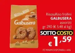 Maxi Supermercati RisosuRiso frollini Galbusera offerta