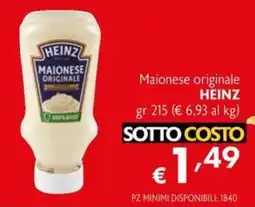 Maxi Supermercati Maionese originale HEINZ offerta