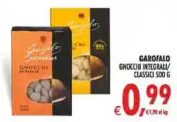 Deco Iperstore Garofalo Gnocchi integrali offerta