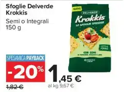 Carrefour Market Sfoglie Delverde Krokkis offerta