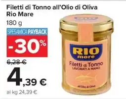 Carrefour Market Filetti di Tonno Rio Mare offerta