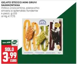 Panorama Gelato stecco mini gruvi sammontana offerta