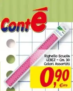 Conté Supermercati Righello Scuola LEBEZ offerta