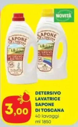 Panorama TiBi Detersivo lavatrice Sapone di Toscana offerta