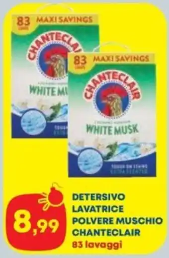 Detersivo lavatrice polvere muschio chanteclair