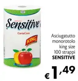 Maxi Supermercati Asciugatutto Sensitive offerta